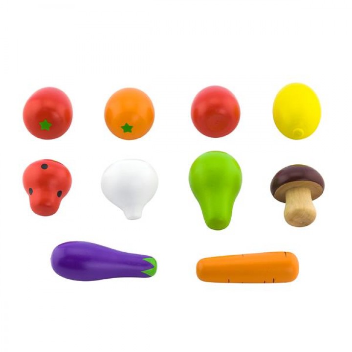 Іграшкові продукти Viga Toys Дерев'яні овочі та фрукти (5073421)