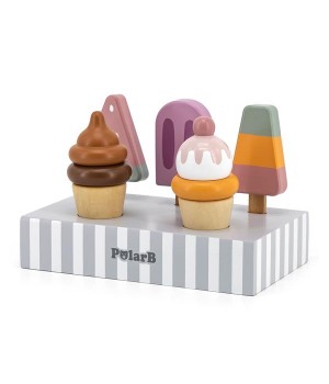 Дерев'яний ігровий набір Viga Toys PolarB Морозиво (44057)