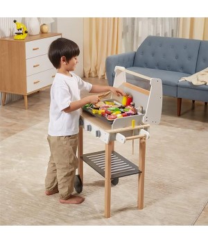 Дитячий гриль Viga Toys Барбекю з продуктами (44656) Дитячий гриль Viga Toys Барбекю з продуктами (44656)