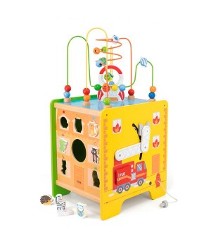 Дерев'яний ігровий центр Viga Toys Великий бізікуб 5 в 1 (44548FSC)