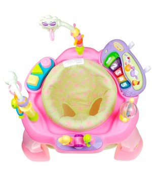 Игровой развивающий центр Hola Toys Музыкальный стульчик, розовый (696-Pink)