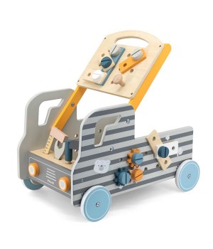 Деревянная машинка с инструментами Viga Toys PolarB (44066)