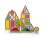 Ігровий набір блоків Guidecraft Block Play Маленька веселка, 5 см, 40 шт. (G3083)