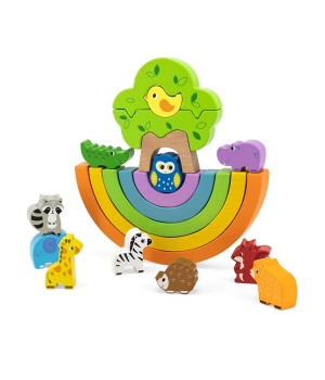 Деревянная игра-баланс Viga Toys Радуга (44590)