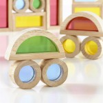 Ігровий набір блоків Guidecraft Block Play Маленька веселка, 5 см, 40 шт. (G3083)
