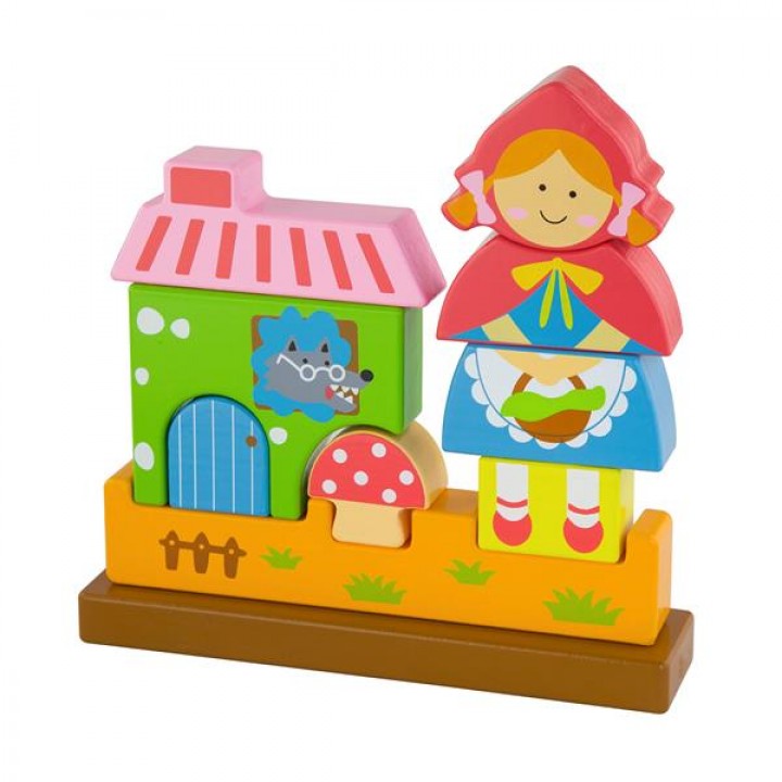 Магнітна дерев'яна іграшка Viga Toys Червона Шапочка (5007521)