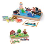 Дерев'яний ігровий набір Viga Toys Простір і відстань (5018321)