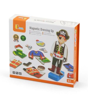 Набір магнітів Viga Toys Гардероб хлопчика (50021)