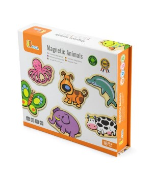 Набір магнітів Viga Toys Звірята 20 шт. (58923N)