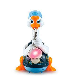 Интерактивная музыкальная игрушка Hola Toys Гусь-саксофонист, синий (6111-blue) Интерактивная музыкальная игрушка Hola Toys Гусь-саксофонист, синий (6111-blue)
