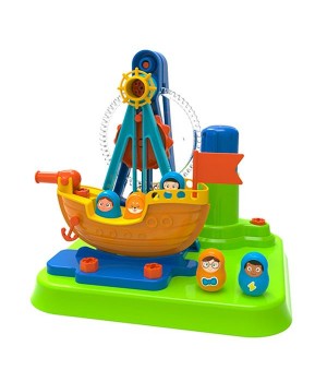 Конструктор Edu-Toys Піратський корабель з інструментами (JS026)
