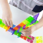 Конструктор Guidecraft Interlox Squares Квадрати, 96 деталей (G168352121)