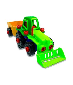 Конструктор Edu-Toys Трактор з інструментами (JS030)
