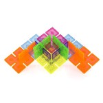 Конструктор Guidecraft Interlox Squares Квадрати, 96 деталей (G168352121)