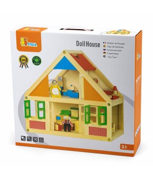 Деревянный игровой набор Viga Toys Кукольный домик (56254)