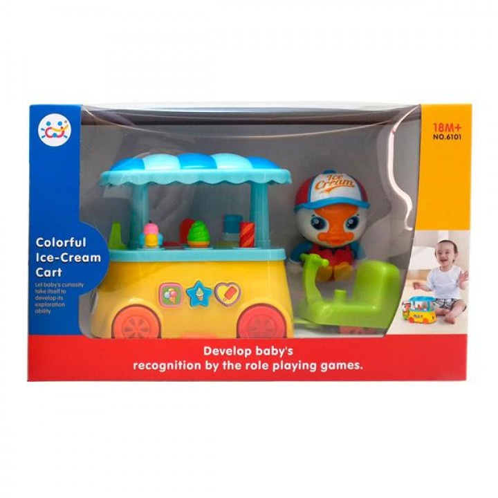 Музична іграшка Huile Toys Каченя з морозивом (610121)