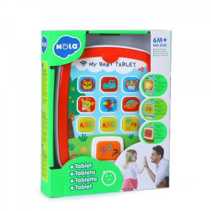 Музична розвивальна іграшка Hola Toys Планшет (3121)