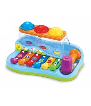 Музична іграшка Hola Toys Ксилофон-стукалка з кульками (A856)