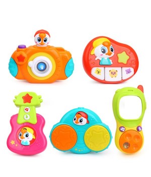 Комплект подвесных музыкальных игрушек Huile Toys 5 шт. (3111) Комплект подвесных музыкальных игрушек Huile Toys 5 шт. (3111)