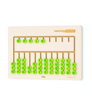 Бізіборд Viga Toys Англійський алфавіт (50674FSC)