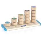Набір для рахування Guidecraft Manipulatives Логічні стовпчики (G673621)