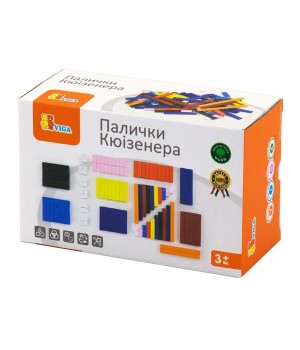 Набір для рахування Viga Toys Дерев'яні палички Кюїзенера, 116 шт. (5176521)