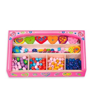 Набір для творчості Viga Toys Намисто з сердечок (5272921)