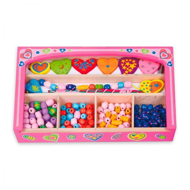 Набір для творчості Viga Toys Намисто з сердечок (5272921)