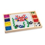 Дерев'яна настільна гра Viga Toys Мозаїка і лудо (5999021)