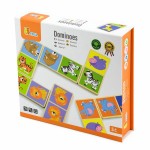 Дерев'яне доміно Viga Toys Звірята (5130721)