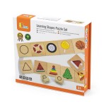 Дерев'яний пазл-гра Viga Toys Вивчаємо форми (4450621)