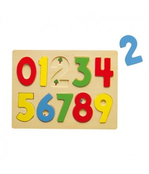 Дерев'яний пазл Viga Toys Цифри (58545)