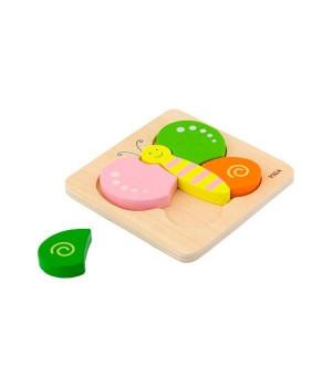 Дерев'яний мініпазл Viga Toys Метелик (50170)