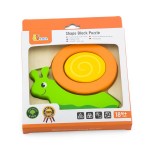 Дерев'яний міні-пазл Viga Toys Равлик (5993121)