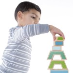Дерев'яна пірамідка-сортер Guidecraft Manipulatives Чергування і поєднання (G6735)