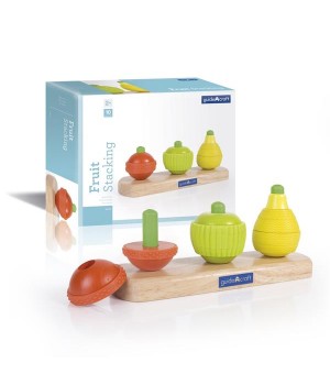 Пірамідка-сортер Guidecraft Manipulatives Фрукти (G673221)