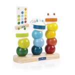 Пірамідка-сортер Guidecraft Manipulatives Гусениці (G6731)