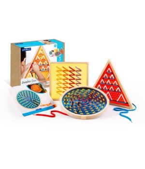 Шнурівка Guidecraft Manipulatives Великі фігури (G680421)