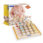 Дерев'яний навчальний сортер Guidecraft Manipulatives Кольорові циліндри (G67342121)