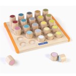 Дерев'яний навчальний сортер Guidecraft Manipulatives Кольорові циліндри (G67342121)