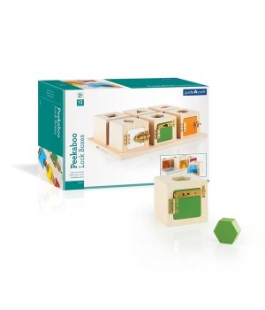 Набір-сортер Guidecraft Manipulatives Коробочки з геометричними фігурами (G5058)