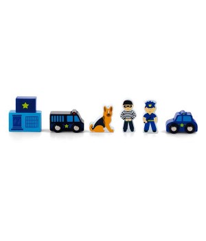 Набір для залізниці Viga Toys Поліцейська дільниця (508142121)