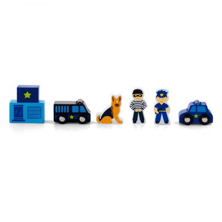Набір для залізниці Viga Toys Поліцейська дільниця (508142121)