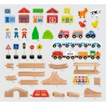 Дерев'яна залізниця Viga Toys 90 ел. (5099821)