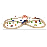 Дерев'яна залізниця Viga Toys 49 ел. (5630421)
