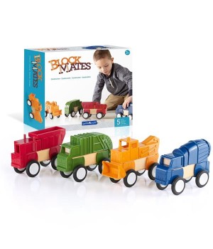 Ігровий набір Guidecraft Block Mates Будівельні машини (без блоків) (G7605)