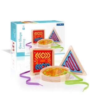 Шнурівка Guidecraft Manipulatives Геометрія (G6801) Шнурівка Guidecraft Manipulatives Геометрія (G6801)
