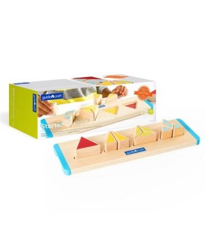 Дерев'яний пазл-сортер Guidecraft Manipulatives Частини трикутника (G6745)