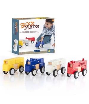Ігровий набір Guidecraft Block Mates Транспорт (без блоків) (G7604)