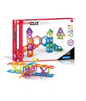 Магнітний конструктор Guidecraft PowerClix Frames, 100 деталей (G9202)
